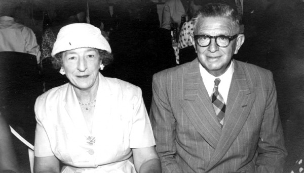Photo of Ruby and Ralph Johnston taken in the late 1950's