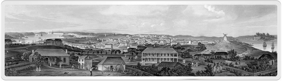 View of Sydney in 1821