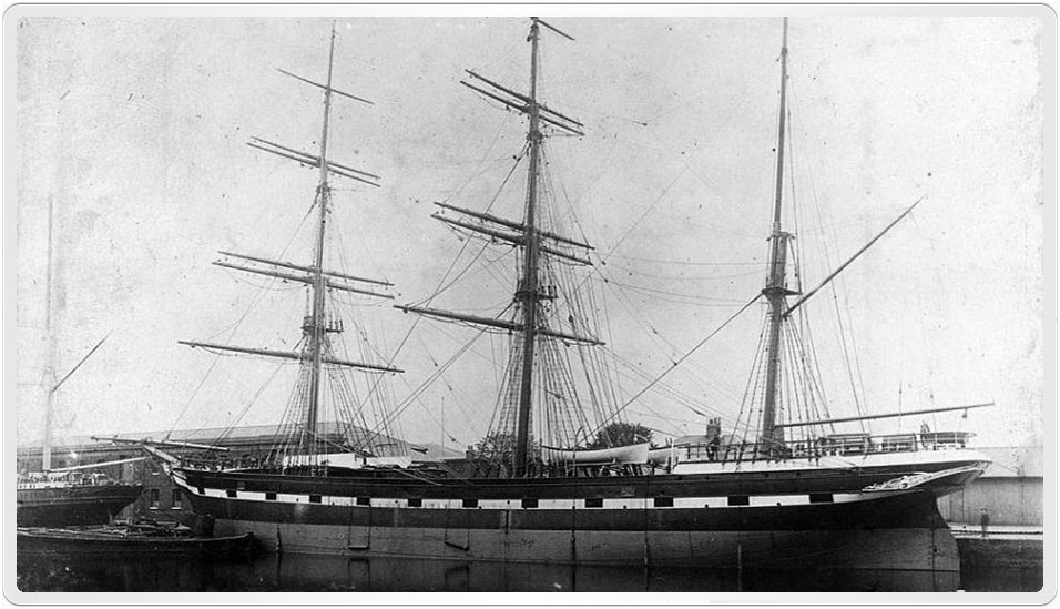 Arrival of Edward Emmanuel Randall aboard ship Famenoth to Queensland on 2 November 1888