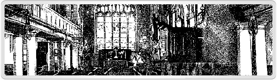 Interior view of the historic Lymington Church where William Rutter was probably baptised on 27th December 1766